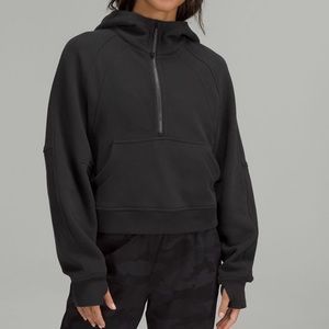 Black Lululemon Half Zip Scuba